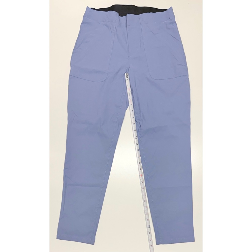 Eddie Bauer Women 4 Slim Fit Guide Pants Blue Ankle Leg Hiking Outdoor